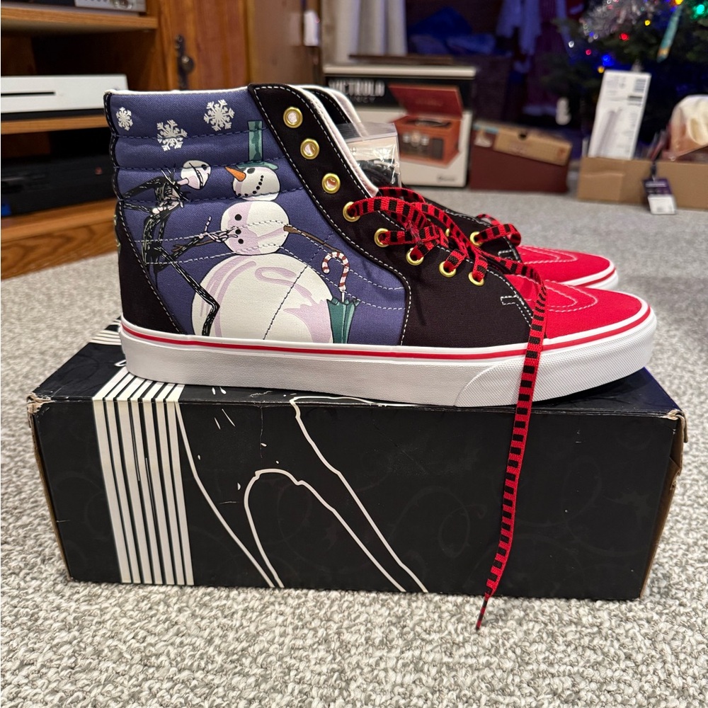 New Disney Vans Nightmare Before Christmas Jack Skellington Skate Shoes